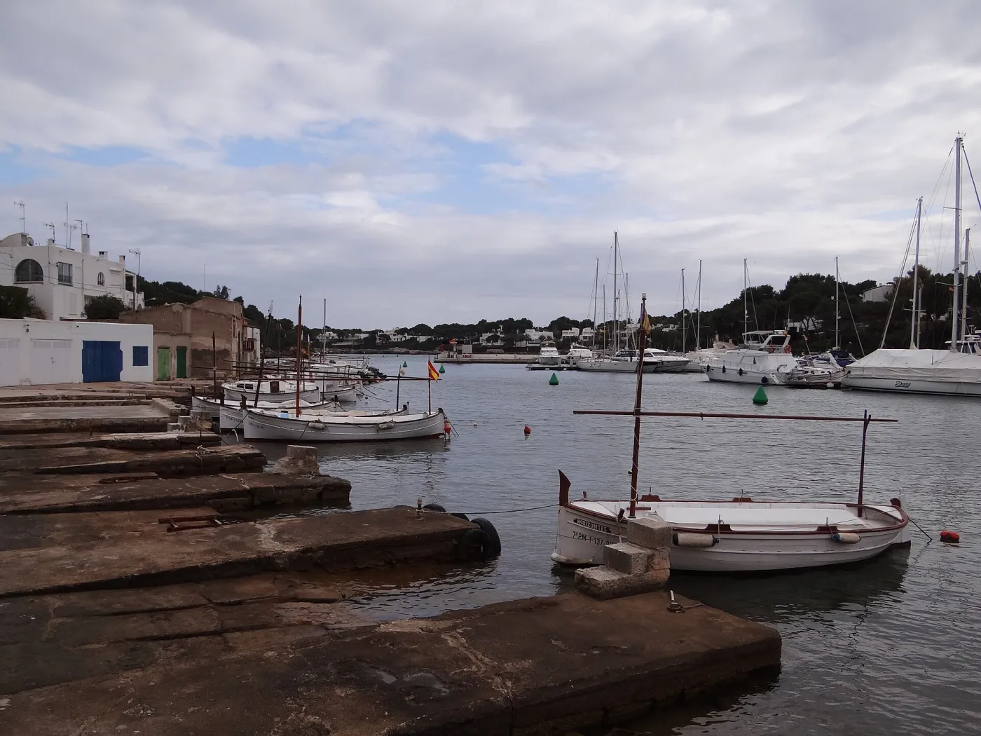 Waterfront restaurants along the Cala d'Or marina