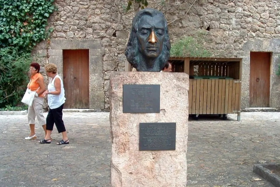 Busto de Frédéric Chopin en Valldemossa